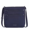 Vera Bradley Triple Zip Hipster In Classic Navy Microfiber