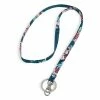 Vera Bradley Lanyard In Rose Toile
