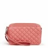 Vera Bradley RFID All-in-One Crossbody Purse In Terra Cotta Rose