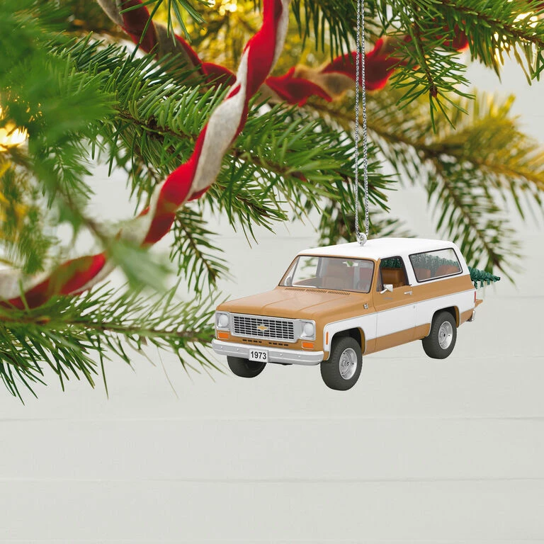 Hallmark All-American Trucks 1973 Chevrolet® Blazer® 2023 Metal Ornament 2 Hallmark All-American Trucks 1973 Chevrolet® Blazer® 2023 Metal Ornament - Image 2