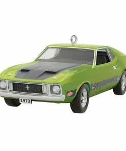Hallmark Classic American Cars 1973 Ford Mustang Mach 1 2023 Metal Ornament