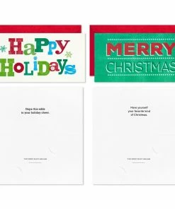 Hallmark Vintage Letterpress Money Holder Boxed Christmas Cards Assortment, Pack Of 36 12 Hallmark Vintage Letterpress Money Holder Boxed Christmas Cards Assortment, Pack Of 36 -Department Store Shop Vintage Letterpress Assorted Boxed Christmas Cards 5CZE2138 05