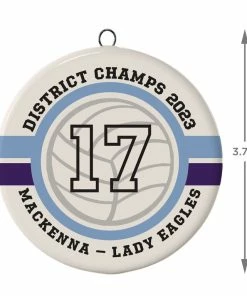 Volleyball Ceramic Circle Personalized Ornament 8 Volleyball Ceramic Circle Personalized Ornament -Department Store Shop Volleyball Ceramic Circle Personalized Ornament 1999QHE1711B109 03