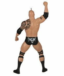 Hallmark WWE The Rock Ornament -Department Store Shop WWE Dwayne The Rock Johnson Keepsake Ornament 1999QXI7199 06