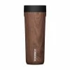 Corkcicle Walnut Wood Stainless Steel Commuter Cup, 17 Oz.