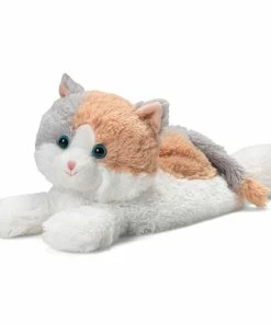 Warmies Heatable Scented Calico Cat Stuffed Animal, 15"