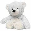 Warmies Heatable Scented Gray Bear Stuffed Animal, 13"