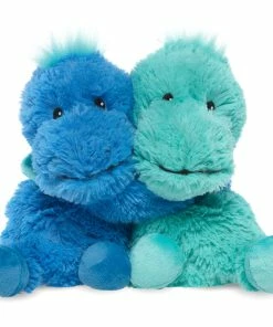 Warmies Hugs Heatable Scented Dinosaur Stuffed Animals, 7.5" H