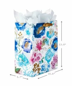 Hallmark 13" Watercolor 3-Pack Assorted Gift Bags With Tissue 10 Hallmark 13" Watercolor 3-Pack Assorted Gift Bags With Tissue -Department Store Shop Watercolor 3Pack Assorted Large Gift Bags Tissue 5EGB6367 03