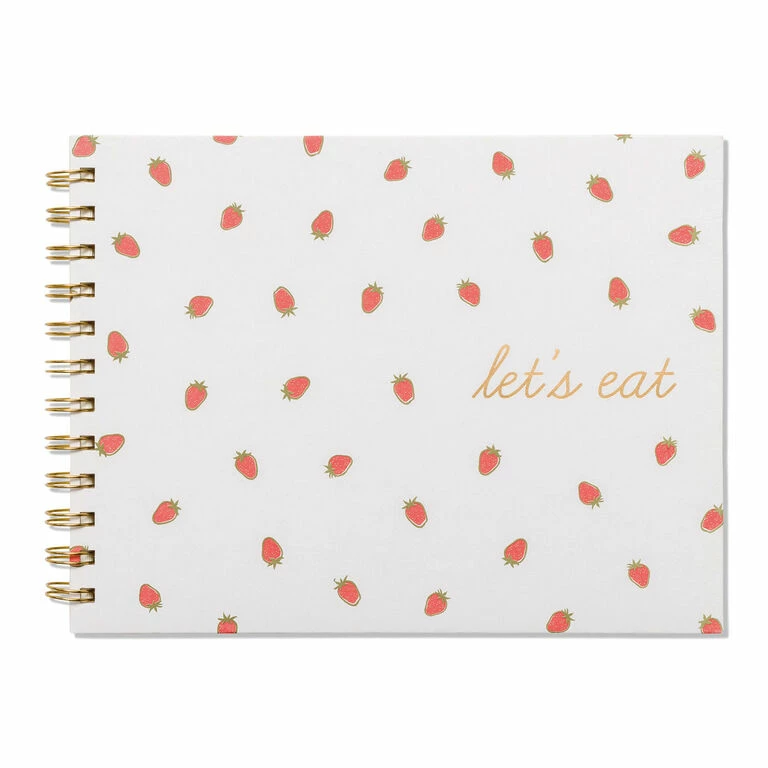 DesignWorks Ink Strawberries Meal Planner With Grocery Checklists 1 DesignWorks Ink Strawberries Meal Planner With Grocery Checklists