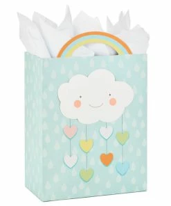 Hallmark 13" Welcome Baby 3-Pack Assorted Gift Bags With Tissue -Department Store Shop Welcome Baby 3Pack Assorted Large Gift Bags Tissue 5EGB6421 05