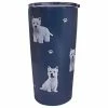 E&S Pets West Highland White Terrier Stainless Steel Tumbler, 20 Oz.