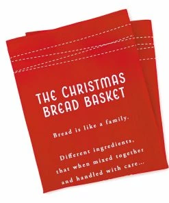 Demdaco Christmas Bread Basket And Tea Towel, Set Of 2 -Department Store Shop White Ceramic Bread Basket and Red Tea Towel 2020210677 03