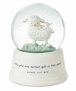 Hallmark Little Lamb Musical Snow Globe