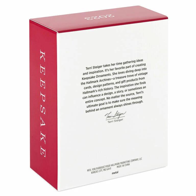 Hallmark A Beautiful Year 2023 Metal Photo Frame Ornament 5 Hallmark A Beautiful Year 2023 Metal Photo Frame Ornament - Image 5