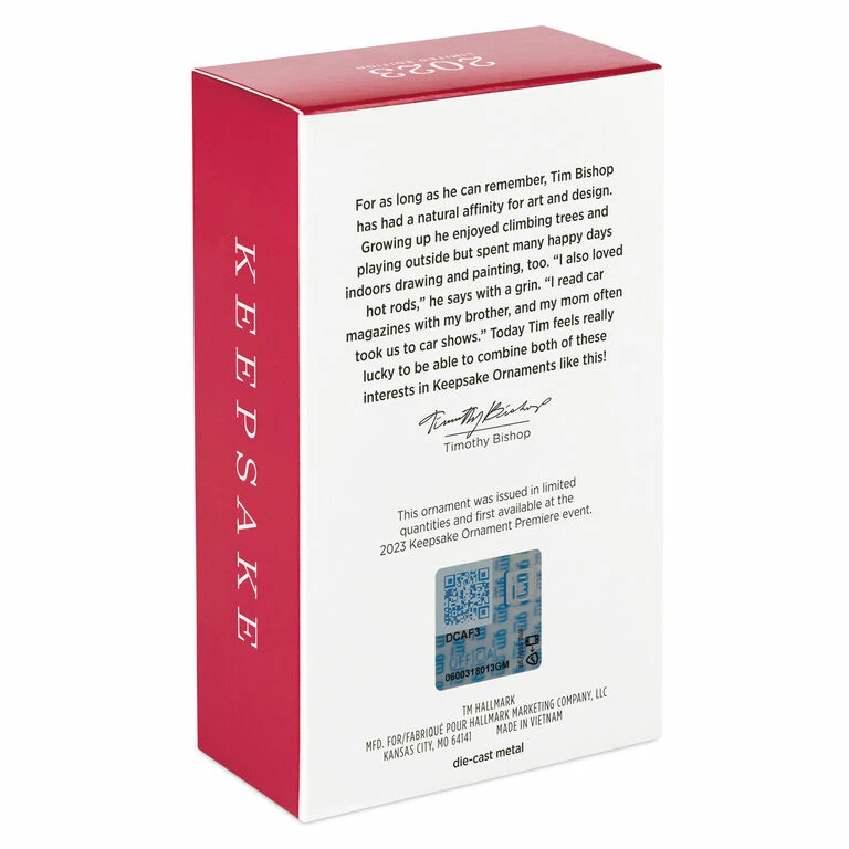 Hallmark 1953 Chevrolet® Corvette® 70th Anniversary 2023 Metal Ornament 5 Hallmark 1953 Chevrolet® Corvette® 70th Anniversary 2023 Metal Ornament - Image 5