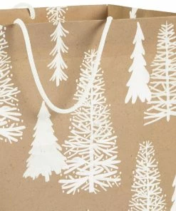 Hallmark Christmas Kraft 8-Pack Holiday Gift Bags, Assorted Sizes And Designs 9 Hallmark Christmas Kraft 8-Pack Holiday Gift Bags, Assorted Sizes And Designs -Department Store Shop White on Kraft Paper Assortment Christmas Gift Bags 5XGB1417 04