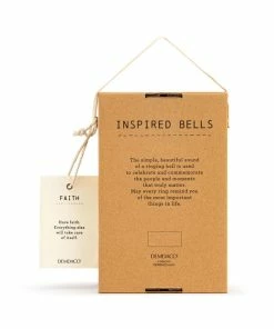 Demdaco Faith Inspired Bell 5 Demdaco Faith Inspired Bell -Department Store Shop WhiteGold Ceramic Bell Decoration With Cross 1005000537 03