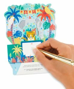 Hallmark Wild Animal Party Boxed Pop-Up Birthday Cards, Pack Of 8 12 Hallmark Wild Animal Party Boxed Pop-Up Birthday Cards, Pack Of 8 -Department Store Shop Wild Animal Party PopUp Boxed Birthday Cards 5STZ1174 06