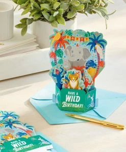 Hallmark Wild Animal Party Boxed Pop-Up Birthday Cards, Pack Of 8 13 Hallmark Wild Animal Party Boxed Pop-Up Birthday Cards, Pack Of 8 -Department Store Shop Wild Animal Party PopUp Boxed Birthday Cards 5STZ1174 07