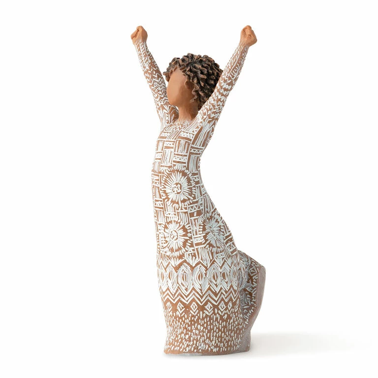 Willow Tree Courageous Joy African-American Woman Figurine 1 Willow Tree Courageous Joy African-American Woman Figurine