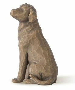 Willow Tree® Love My Dog Figurine, Brown