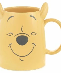 Hallmark Disney Winnie The Pooh Dimensional Pooh Bear Mug, 17 Oz.