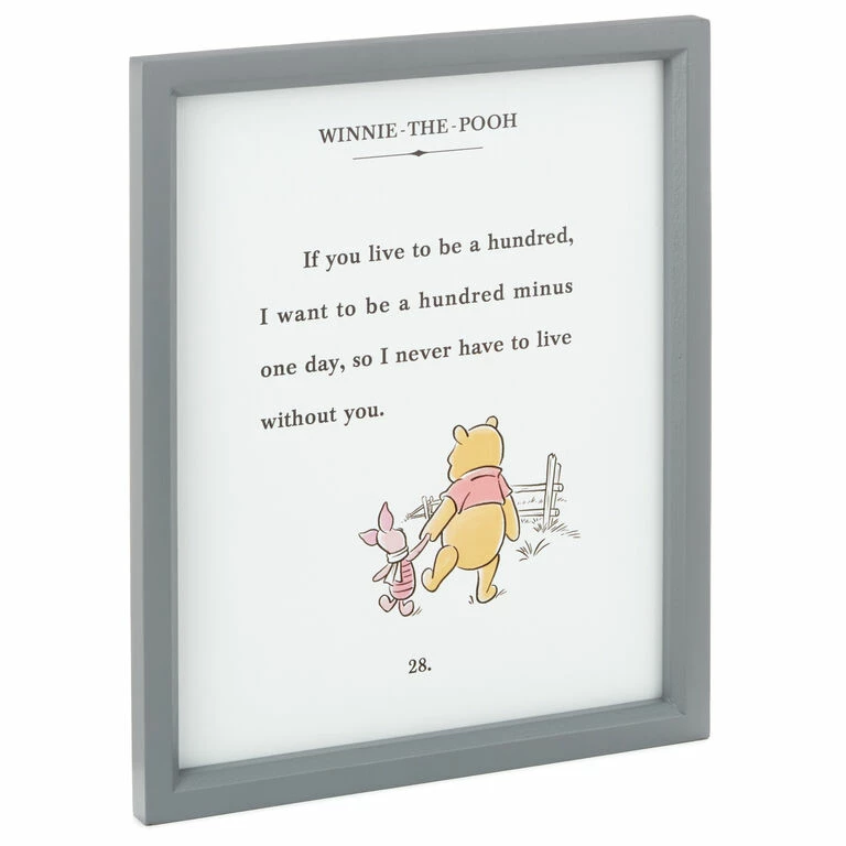 Hallmark Disney Winnie The Pooh And Piglet Friendship Framed Art, 9.5x11.5 1 Hallmark Disney Winnie The Pooh And Piglet Friendship Framed Art, 9.5x11.5