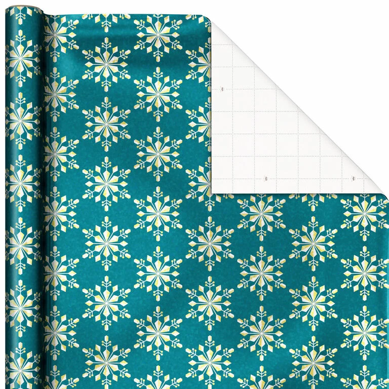 Hallmark Winter Glow 3-Pack Christmas Wrapping Paper Assortment, 80 Sq. Ft. 4 Hallmark Winter Glow 3-Pack Christmas Wrapping Paper Assortment, 80 Sq. Ft. - Image 4
