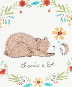 Hallmark Woodland Animals Assorted Blank Thank-You Notes, Box Of 48 -Department Store Shop Woodland Animals Blank ThankYou Notes Assortment Pack 5STZ1026 03