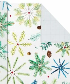 Hallmark Woodland Charm 4-Pack Holiday Wrapping Paper Assortment, 120 Sq. Ft. -Department Store Shop Woodland Charm Holiday Wrapping Paper Assortment 5JXW1041 04