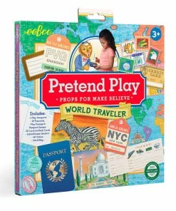 Eeboo World Traveler Pretend Play Set