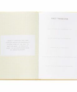 Hallmark While I Was Waiting Prompted Pregnancy Journal -Department Store Shop Yellow Prompted Pregnancy Journal 1BBA4141 06