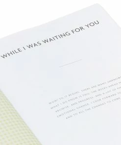 Hallmark While I Was Waiting Prompted Pregnancy Journal -Department Store Shop Yellow Prompted Pregnancy Journal 1BBA4141 09