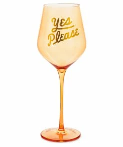Hallmark Yes Please Wine Glass, 19.27 Oz.