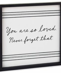 Hallmark You Are So Loved Framed Quote Sign, 12x12