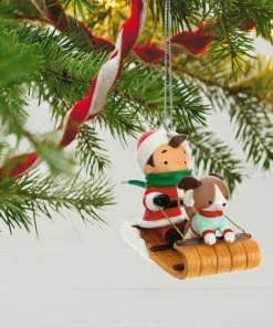 Hallmark Young Santa Ornament 7 Hallmark Young Santa Ornament -Department Store Shop Young Santa With Dog Keepsake Ornament 2199QXR8117 02