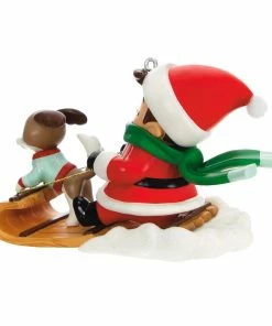 Hallmark Young Santa Ornament 11 Hallmark Young Santa Ornament -Department Store Shop Young Santa With Dog Keepsake Ornament 2199QXR8117 06