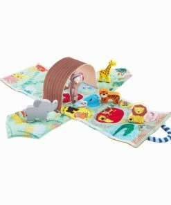 Mud Pie Zoo Plush Toy Set, 6 Pieces