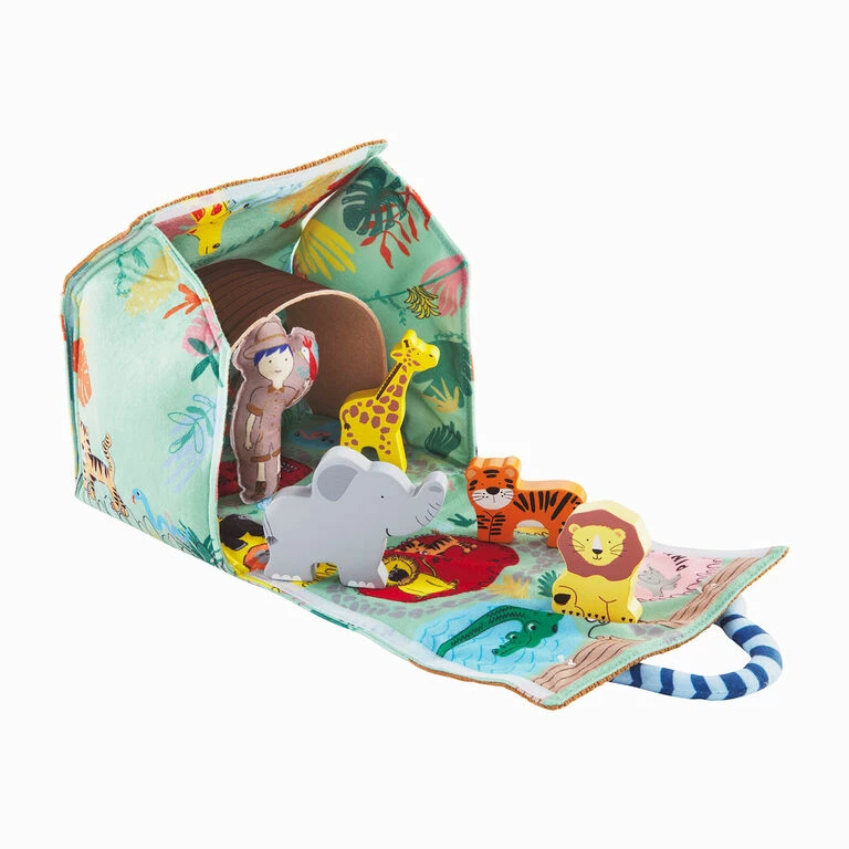 Mud Pie Zoo Plush Toy Set, 6 Pieces 3 Mud Pie Zoo Plush Toy Set, 6 Pieces - Image 3