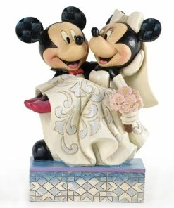 Enesco Congratulations, Mickey & Minnie Wedding Figurine