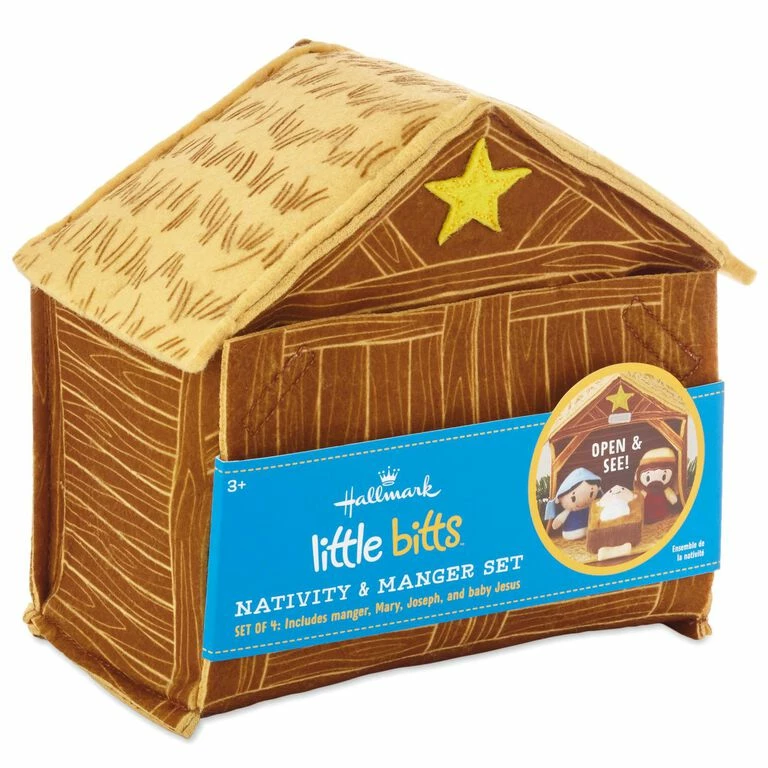 Hallmark Little Bitts™ Nativity And Manger Set, 4 Pieces 2 Hallmark Little Bitts™ Nativity And Manger Set, 4 Pieces - Image 2