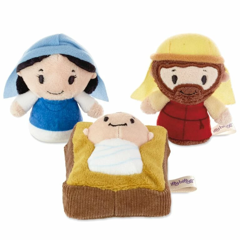 Hallmark Little Bitts™ Nativity And Manger Set, 4 Pieces 3 Hallmark Little Bitts™ Nativity And Manger Set, 4 Pieces - Image 3