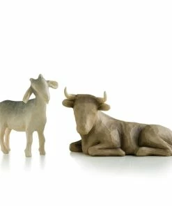 Willow Tree® Ox & Goat Nativity Figurines