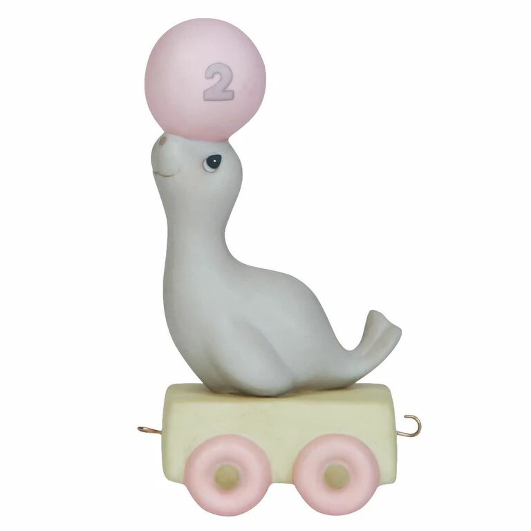 Precious Moments God Bless You On Your Birthday Seal Figurine, Age 2 1 Precious Moments God Bless You On Your Birthday Seal Figurine, Age 2