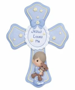 Precious Moments Jesus Loves Me Cross For Boy