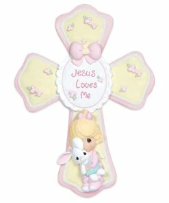 Precious Moments® Jesus Loves Me Cross For Girl