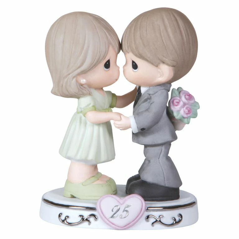 Precious Moments Through The Years 25th Anniversary Figurine 1 Precious Moments Through The Years 25th Anniversary Figurine