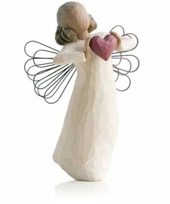 Willow Tree® Angel With Love Heart Figurine